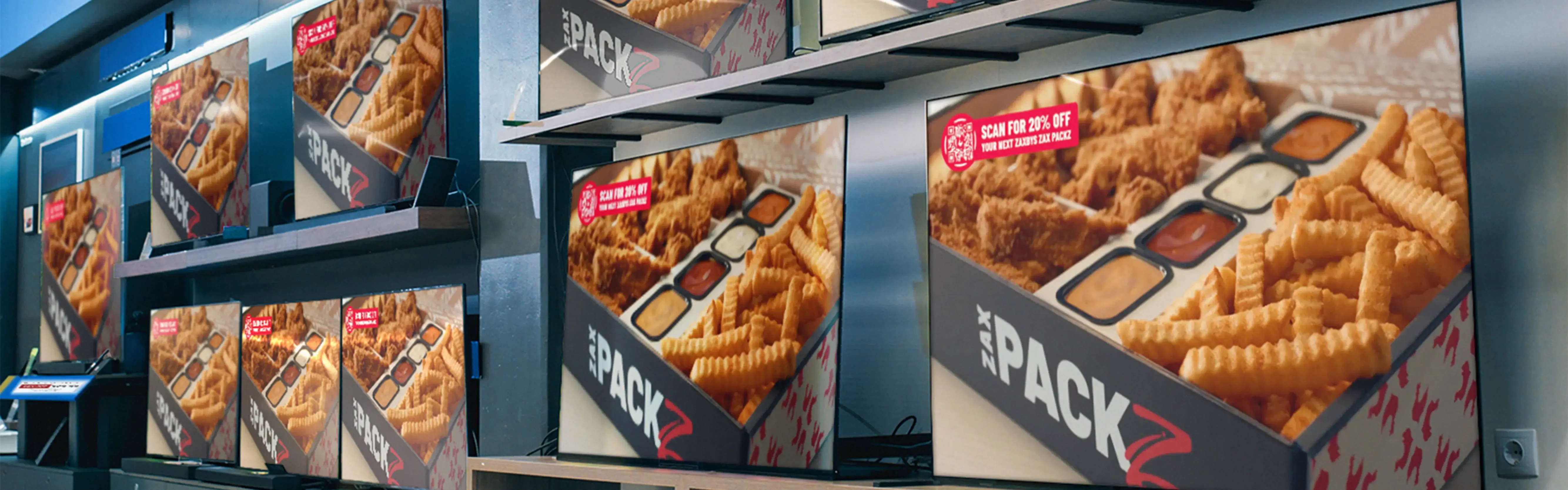 ZAXBYS TAKES OVER BLACK FRIDAY TV DISPLAYS AT 1,200+ WALMART