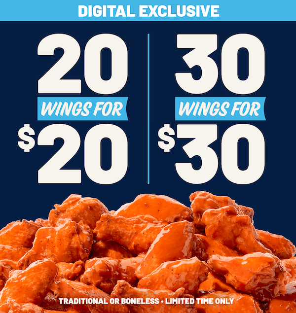 Zaxbys Wing Deals | Zaxbys
